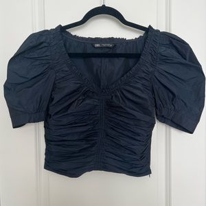Navy zara top